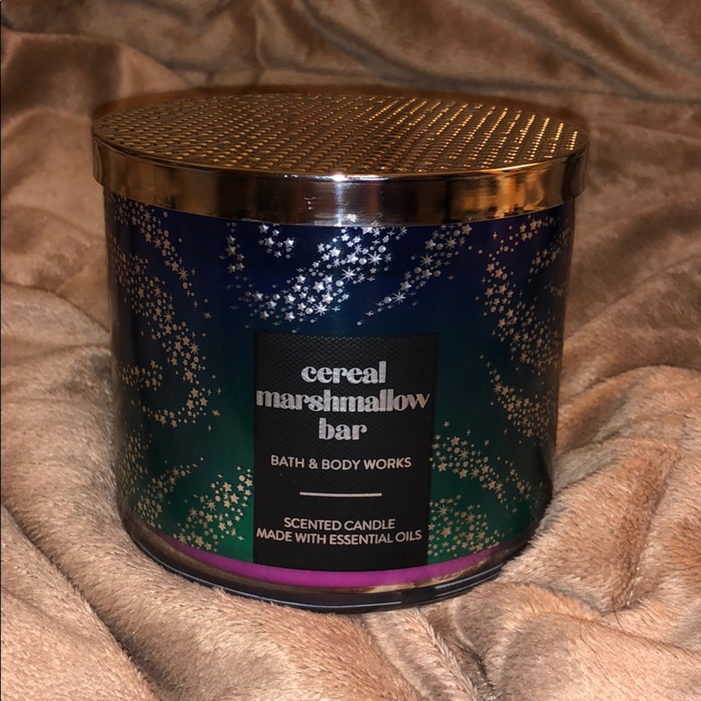 Cereal Marshmallow Bar BBW 3 wick candle